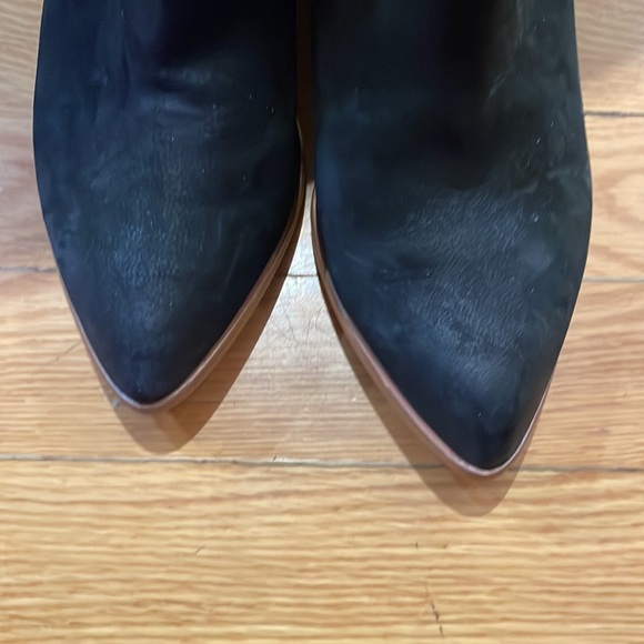 FRYE BLACK leather suede ankle boot - Picture 2 of 10